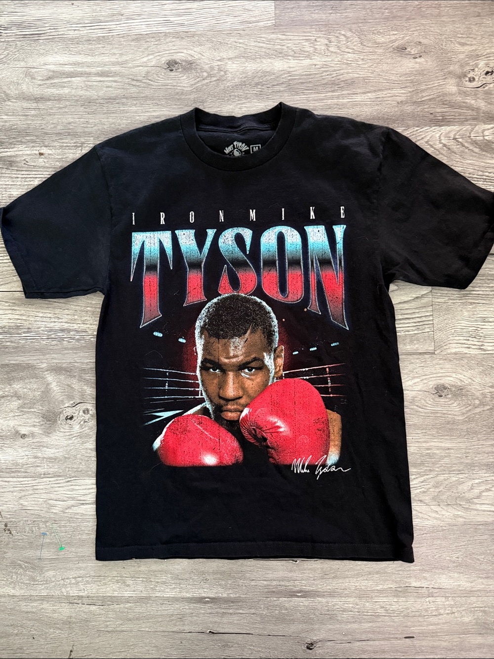 Men's Black 'Iron Mike Tyson' Graphic Boxing Tee